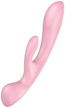 Парфумерія, косметика Вібратор-кролик, рожевий - Satisfyer Triple Oh Pink