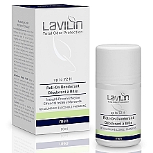 Шариковый дезодорант для мужчин - Lavilin 72 Hour Roll-on Deodorant Men — фото N1