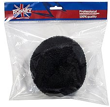 Валик для прически, 15х6.5 см, черный - Ronney Professional Hair Bun 055 — фото N1