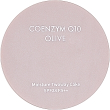Матувальна пудра з коензимом Q10 та оливковою олією - Enough Coenzyme Q10 Olive Moisture Twoway Cake — фото N2