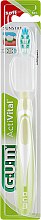 Зубна щітка, м'яка "Activital", салатова - G.U.M Soft Compact Toothbrush — фото N1