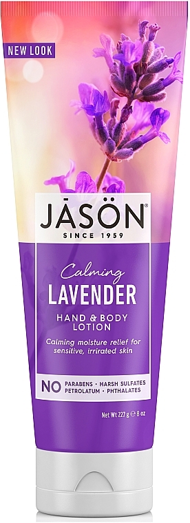 Лосьон для тела и рук успокаивающий "Лаванда" - Jason Natural Cosmetics Lavender Hand & Body Lotion
