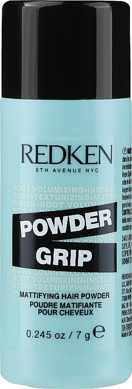 Текстуруюча пудра з матовим фінішем для укладки волосся - Redken Powder Grip — фото N2
