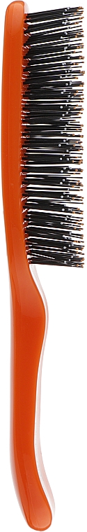 Щетка для волос "Spider", 8 рядов, глянцевая, оранжевая - I Love My Hair  — фото N2