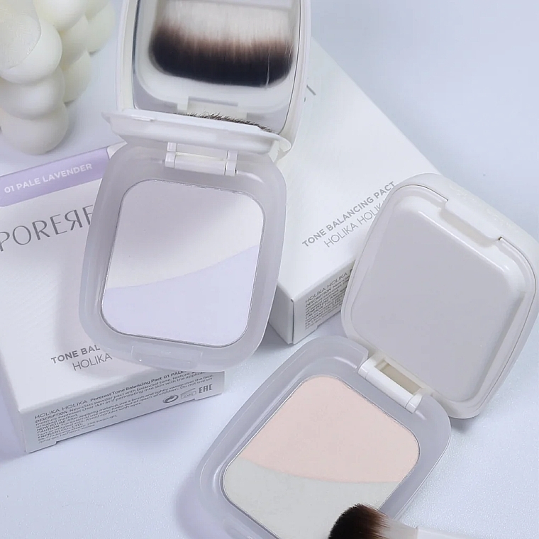 Пудра для обличчя - Holika Holika Pore Rest Tone Balancing Pact — фото N3