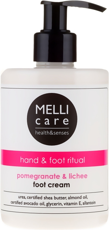 Крем для ніг - Melli Care Pomegranate & Lichee Foot Cream — фото N2