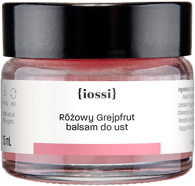 Бальзам для губ "Розовый грейпфрут" - Iossi Lip Balm Pink Grapefruit — фото N1