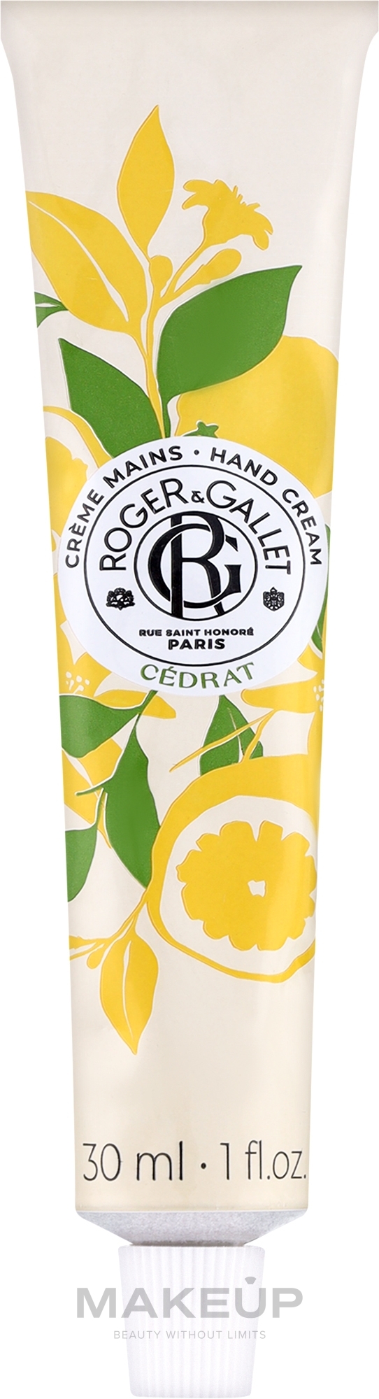 Roger&Gallet Cedrat - Крем для рук — фото 30ml