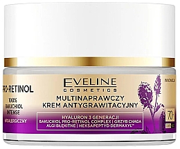 Мультивідновлювальний крем для обличчя 70+ - Eveline Cosmetics Pro-Retinol 100% Bakuchiol Multi-Repair Anti-Gravity Cream — фото N2