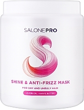 Парфумерія, косметика Маска для блиску сухого та неслухняного волосся - Unic Salone Pro Shine & Anti-Frizz Mask