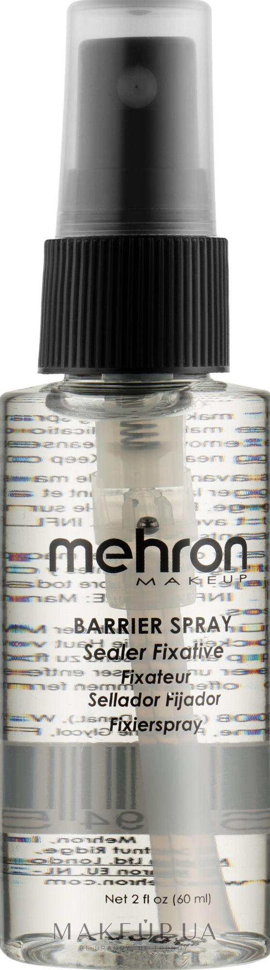 Водостойкий закрепитель макияжа - Mehron Barrier Spray  — фото 60ml