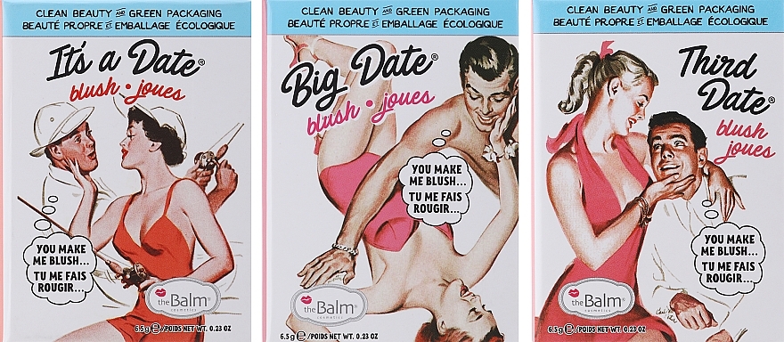 theBalm Date Night Blush Set (blush/3x6.5g) - theBalm Date Night Blush Set (blush/3x6.5g) — фото N2