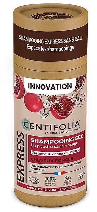 Сухий шампунь із гранатом - Centifolia Pomegranate No-Rinse Dry Shampoo — фото N1