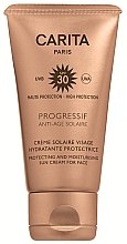 Парфумерія, косметика Сонцезахисний крем для обличчя, SPF 30 - Carita Progressif Anti-Age Solaire Protecting And Moisturising Sun Cream For Face