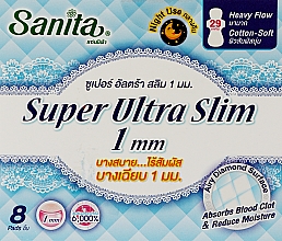 Парфумерія, косметика Ультратонкі гігієнічні прокладки, 29 см, 8 шт. - Sanita Super Ultra Slim