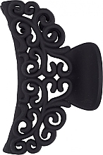 Духи, Парфюмерия, косметика Заколка для волос 25877, черная матовая - Top Choice Hair Clip