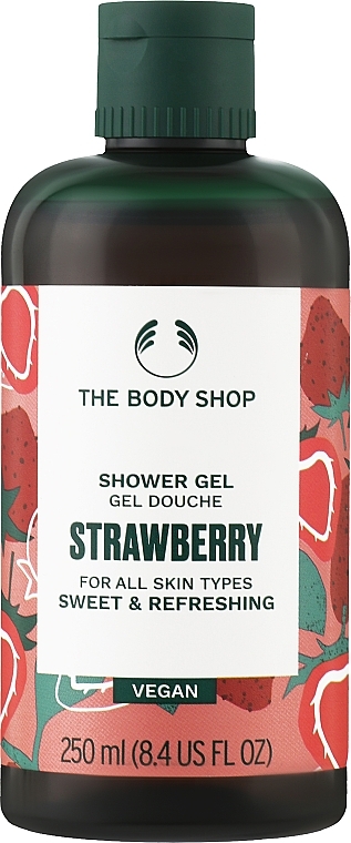 Гель для душа "Клубника" - The Body Shop Strawberry Vegan Shower Gel — фото N1
