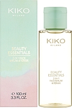 Сироватка та тонік для обличчя 2 в 1 - Kiko Milano Beauty Essentials 2 in 1 Face Serum & Toner — фото N2