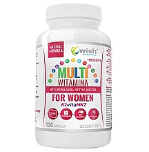 Парфумерія, косметика Мультивітаміни для жінок - Wish Pharmaceutical Multi Witamina+Prebiotyk For Women