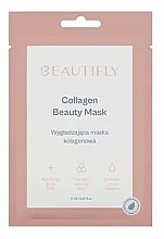 Коллагеновая косметическая маска для лица, 8 штук - Beautifly Collagen Mask — фото N1