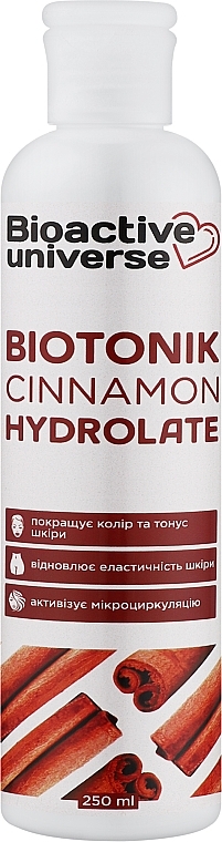 Тоник-гидролат "Кориця" - Bioactive Universe Biotonik Hydrolyte — фото N1