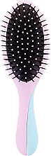 Щітка масажна для волосся, рожева з блакитним - Twish Professional Hair Brush With Magnetic Mirror Mauve-Blue — фото N2