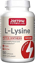Парфумерія, косметика Харчові добавки - Jarrow Formulas L-Lysine 500mg