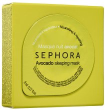 Парфумерія, косметика Нічна маска з вокадо для обличчя - Sephora Avocado Sleeping Mask