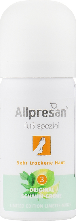 Крем-піна для дуже сухої шкіри, з лаймом, № 3 - Allpresan 3 Schaum-Creme — фото N1