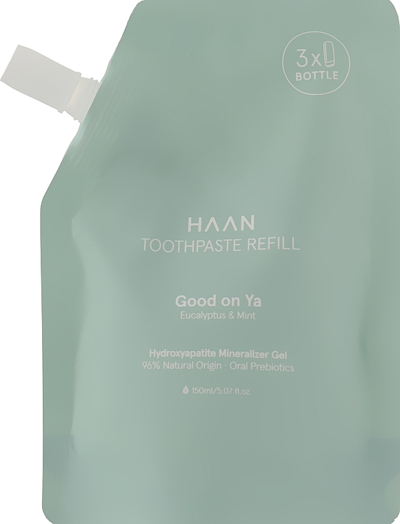 Зубная паста "Эвкалипт и мята" - HAAN Good On Ya Eucaliptus & Mint Refill (сменный блок) — фото N1