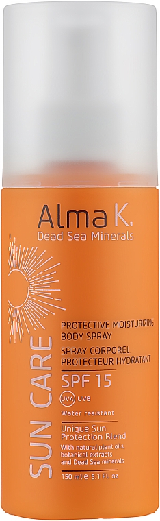 Сонцезахисний спрей для тіла - Alma K Sun Care Protective Moisturizing Body Spray SPF 15 — фото N1