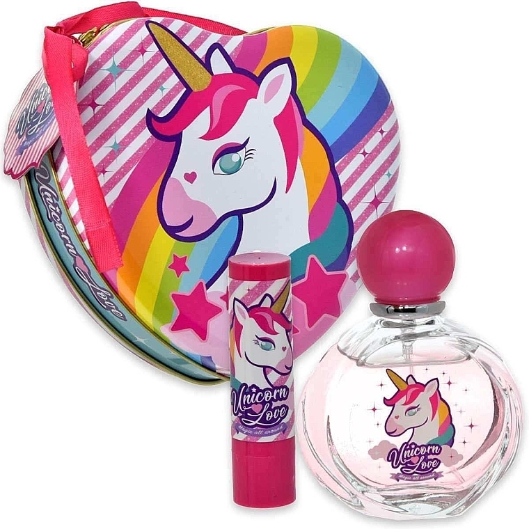 Набір - Lorenay Unicorn Love Set (edt/50ml + lip/balm/3.4g) — фото N1