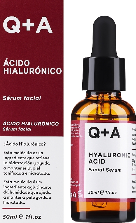Сироватка для обличчя "Гіалуронова кислота" - Q+A Hyaluronic Acid Facial Serum — фото N2