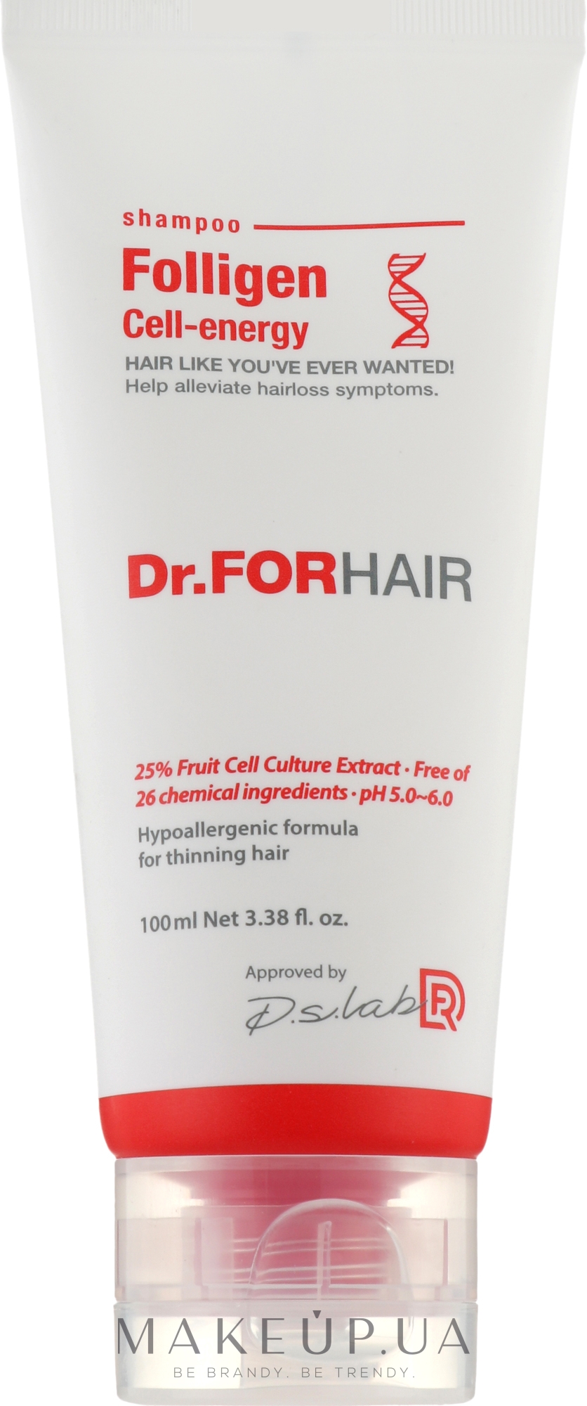 Шампунь "Энергия волос" - Dr.FORHAIR Folligen Cell Energy Shampoo — фото 100ml