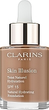 УЦІНКА Тональний крем для обличчя - Clarins Skin Illusion Foundation SPF 15 * — фото N1