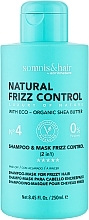 Парфумерія, косметика Шампунь і маска 2 в 1 для пухнастого та сухого волосся - Somnis & Hair Shampoo & Mask Frizz Control