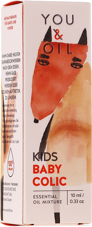 Смесь эфирных масел для детей - You & Oil KI Kids-Baby Colic Essential Oil Mixture For Kids — фото N2