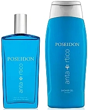 Poseidon Antartico - Набор для мужчин (edt/100ml + sh/gel/250ml) — фото N2