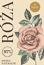 Мило натуральне "Троянда" - Flagolie Natural Soap Rose — фото N1