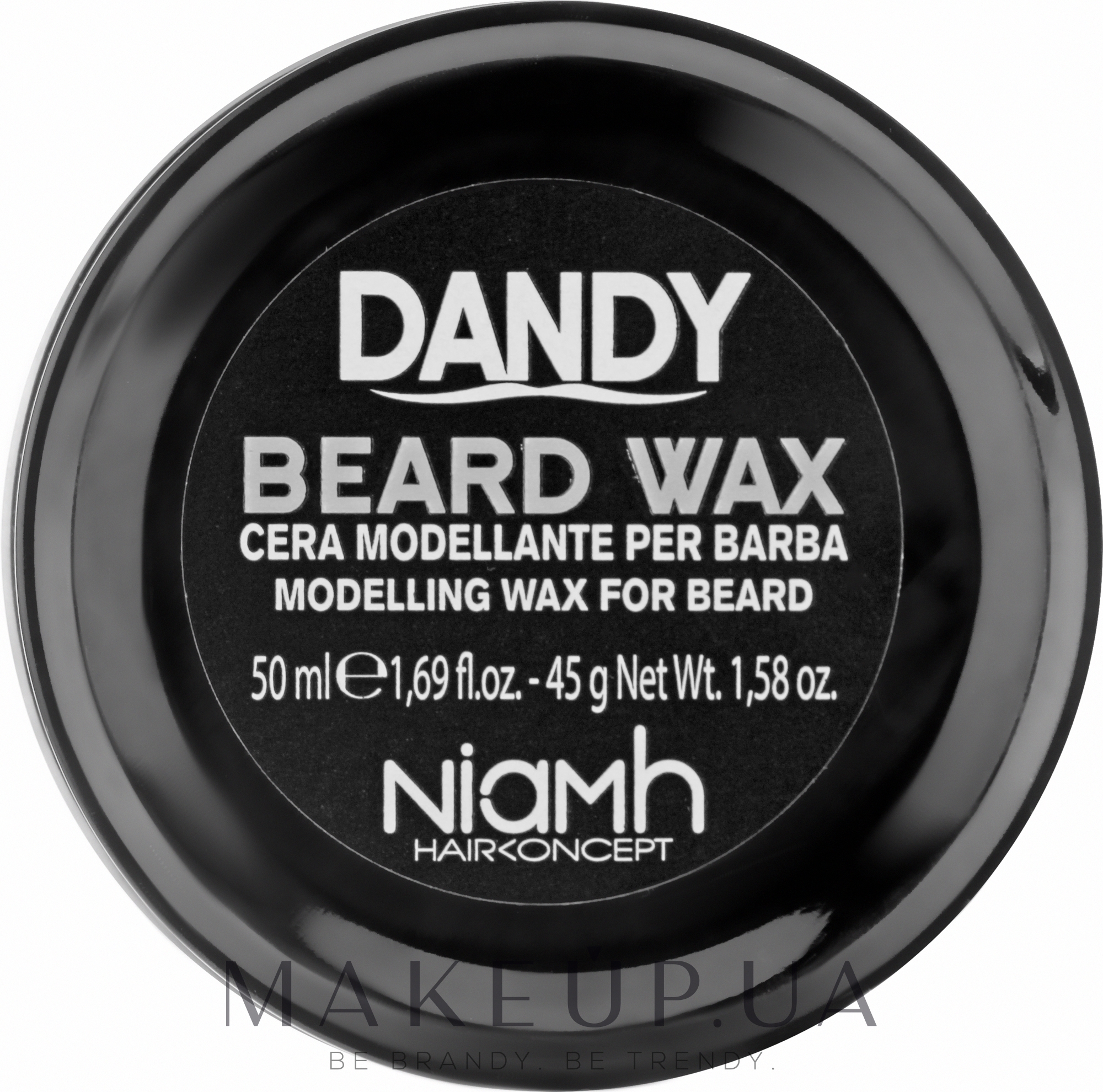 Моделирующий воск для бороды и усов - Niamh Hairconcept Dandy Beard Wax Modelling — фото 50ml
