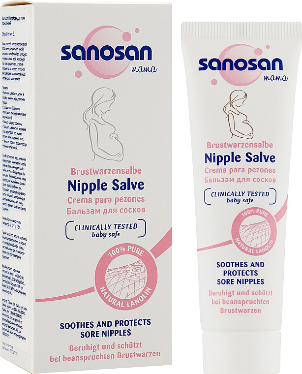Крем для сосков ланолиновый - Sanosan Mama Nipple Salve — фото N2