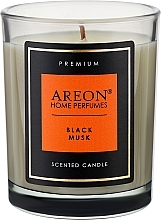 Ароматична свічка - Areon Home Perfumes Premium Black Musk Scented Candle — фото N1