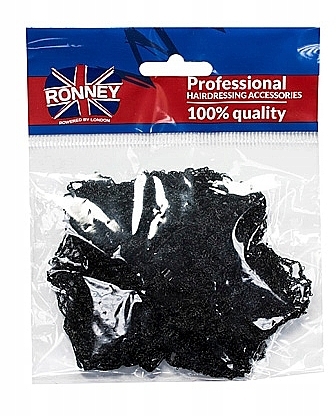 Защитная сетка для волос, черная - Ronney Professional — фото N1