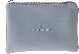 Косметичка "Leather", 96969,сіра - Top Choice — фото N1
