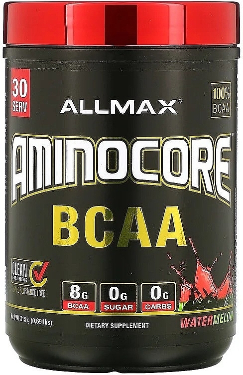 ВСАА з вітамінами, кавун - AllMax Nutrition Aminocore BCAA — фото N1