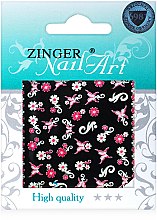 Духи, Парфюмерия, косметика Наклейки для дизайна ногтей, fda-231 - Zinger Nail Art Sticker