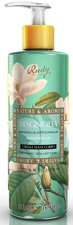Лосьйон для рук і тіла - Rudy Nature & Arome Hand Body Lotion Magnolia — фото N1