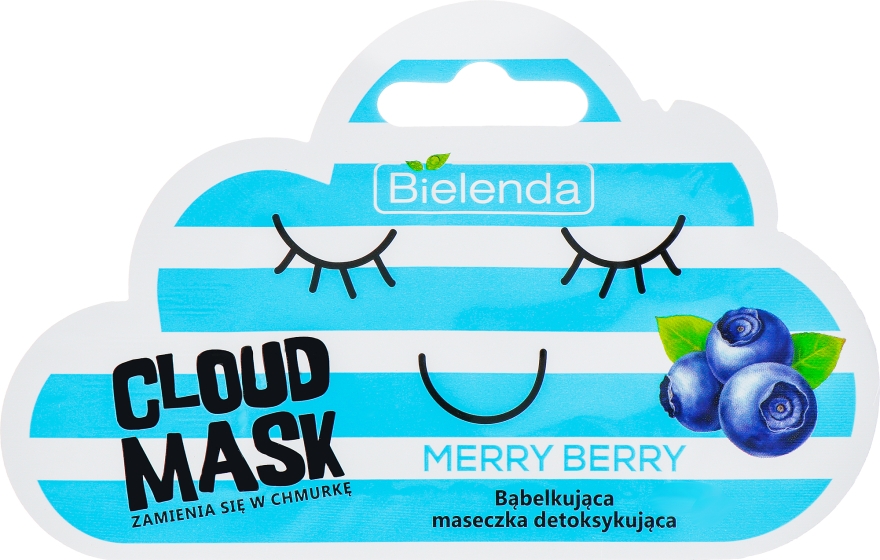 Маска-хмаринка для оббличчя - Bielenda Cloud Mask Merry Berry — фото N1