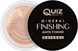 Мінеральна пудра для обличчя - Quiz Cosmetics Mineral Finishing Matte Powder — фото N1