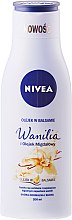 Парфумерія, косметика Бальзам для тіла, з ваніллю і олією мигдалю - NIVEA Balm With Vanilla & Almond Oil